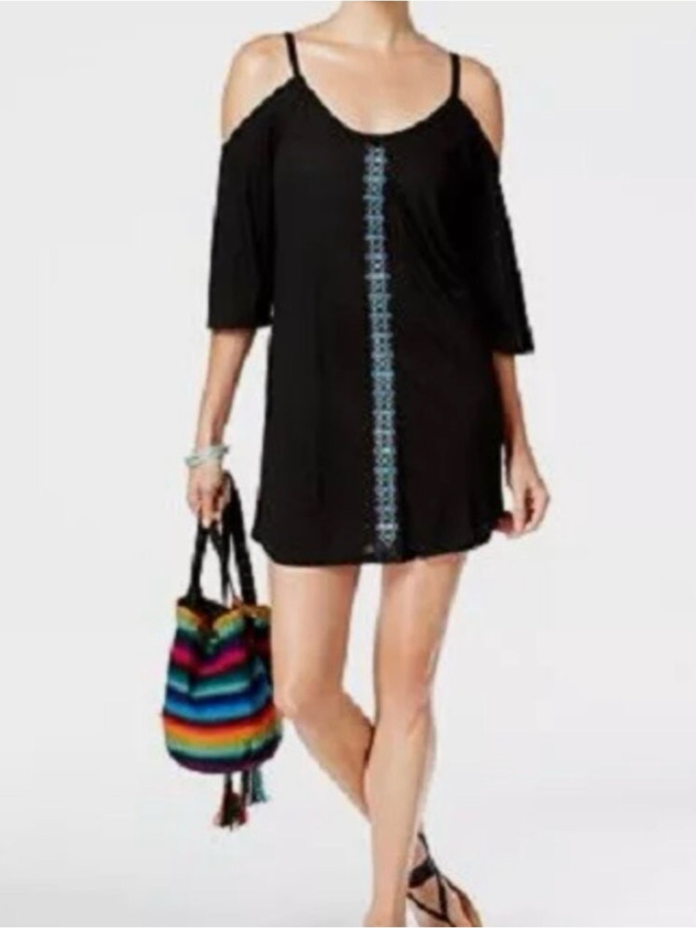 Dotti Black and Jewel Coverup